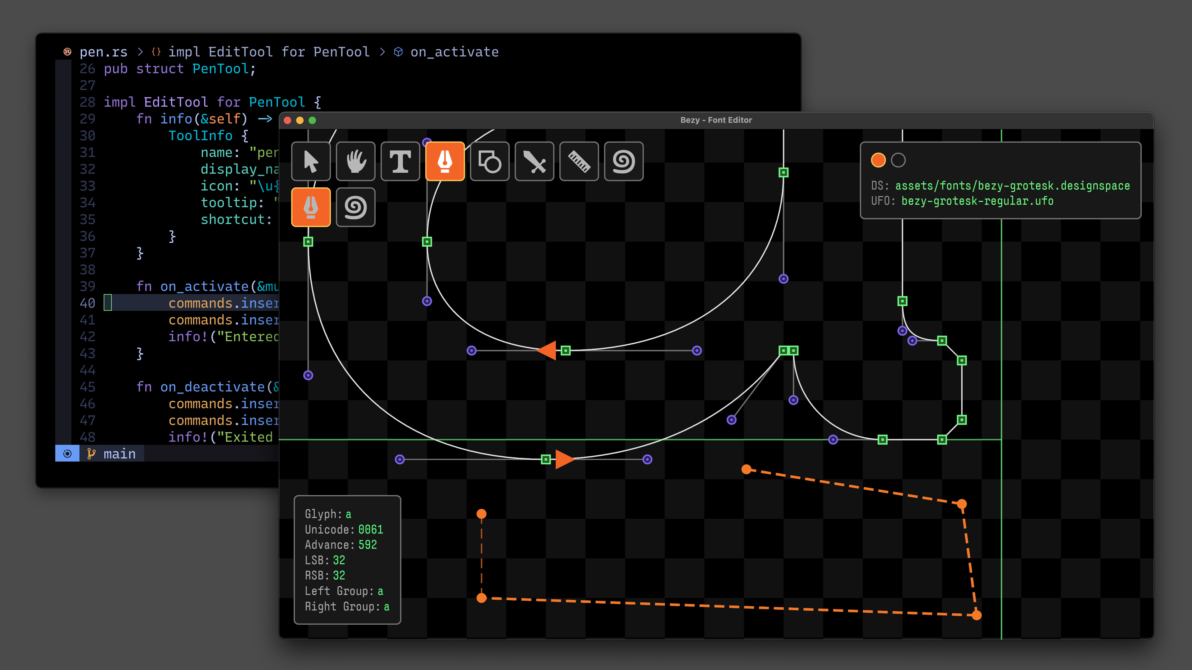Bezy Editor Screenshot 2